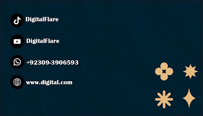 design a modern professional business card