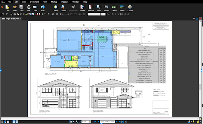 do complete takeoff and estimation, on bluebeam, excel