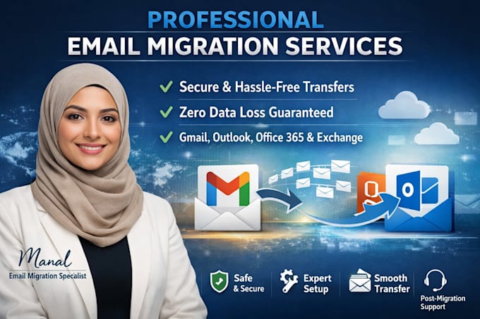professionally migrate your emails safely and securely
