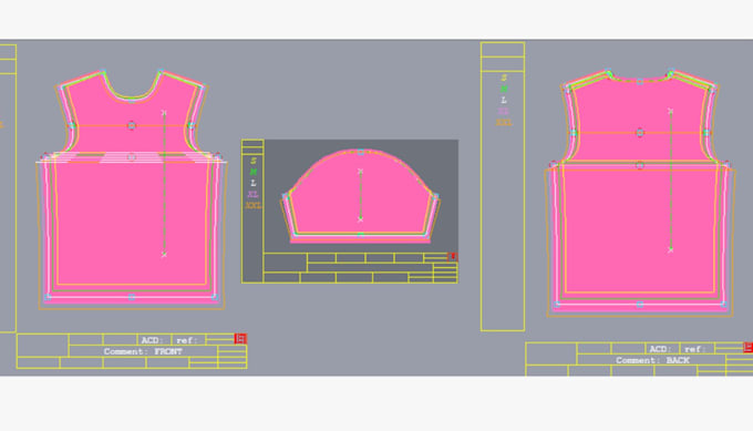 create professional sewing pattern and fashion flat sketches