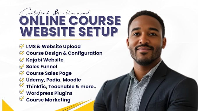design course website, online course upload, kajabi website teachable wix studio