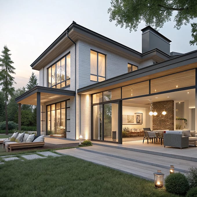 do 3d modelling, interior design and realistic 3d rendering