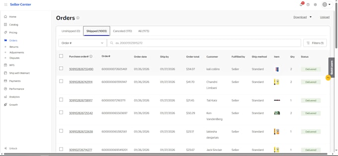 manage your walmart canada dropshipping store professionally