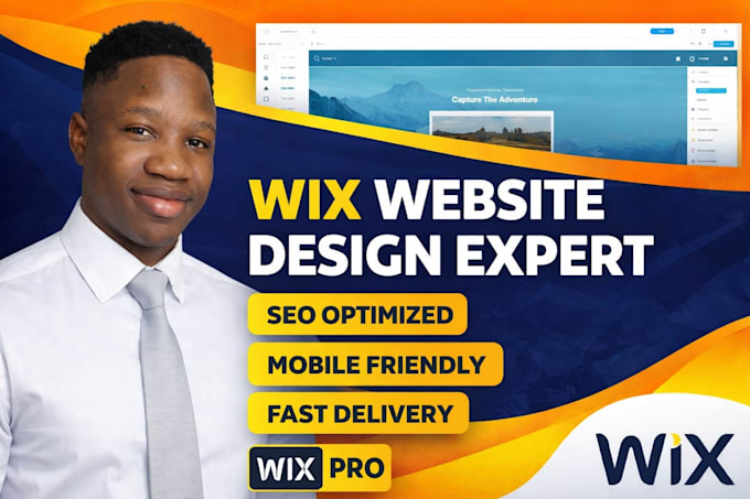 design responsive and SEO optimized wix website