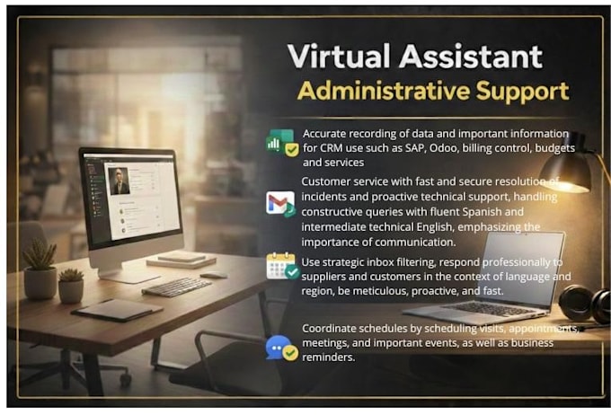 organize your business as a focused admin support assistant