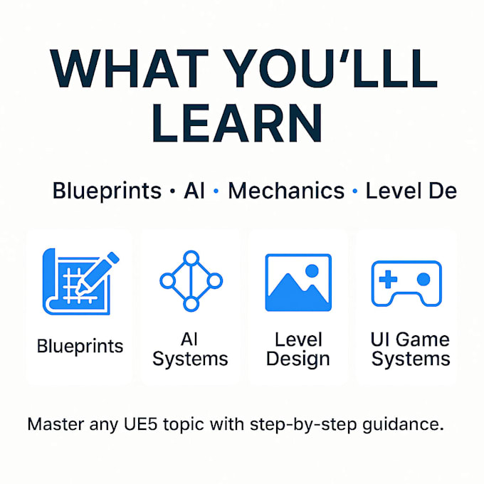 teach you unreal engine 5, ai blueprints mechanics, and more