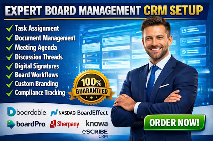 setup boardable nasdaq boardeffect boardpro sherpany knowa sherpany escribe CRM