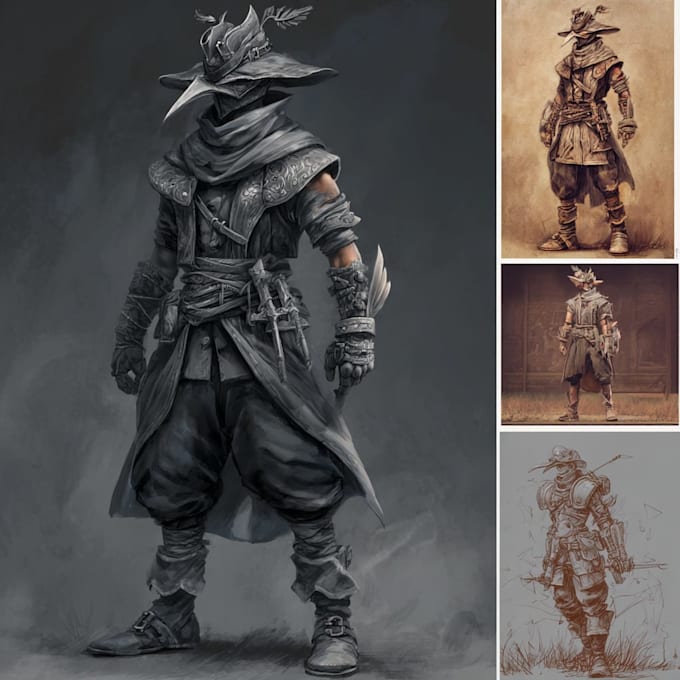 design a concept art character or object