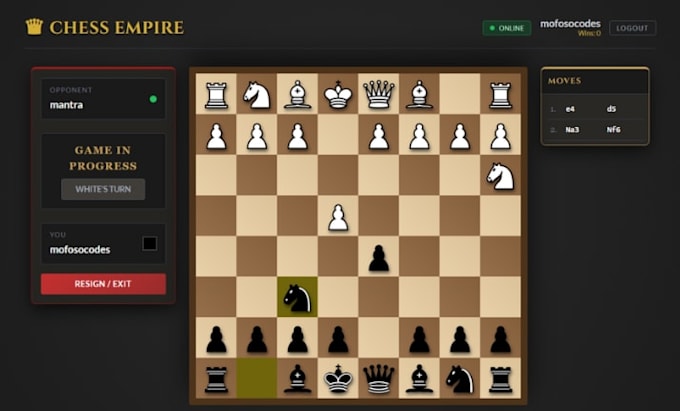give you multiplayer chess game
