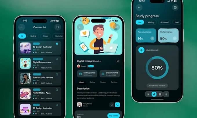 develop kids learning app, online educational app, elearning platform lms edtech