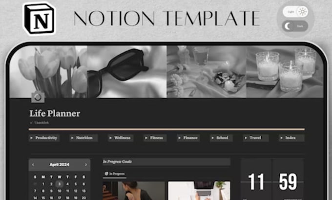 do customized notion template notion dashboard website notion expert in 24 hours