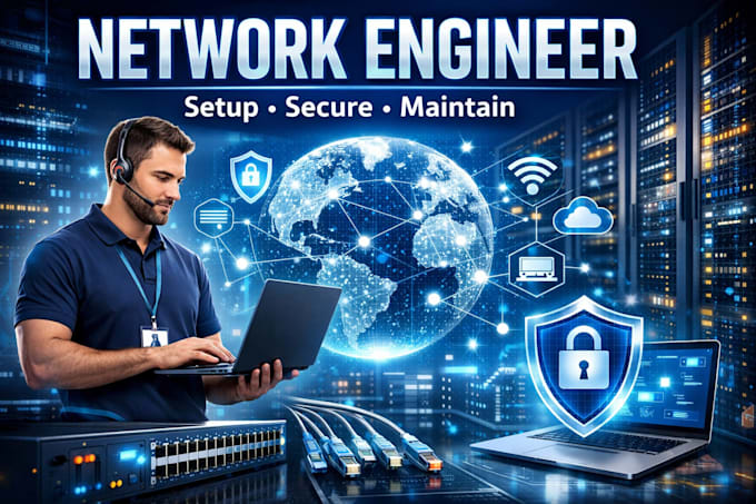 be your network engineer and network administrator