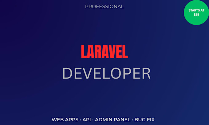 build custom laravel website or fix laravel bugs fast
