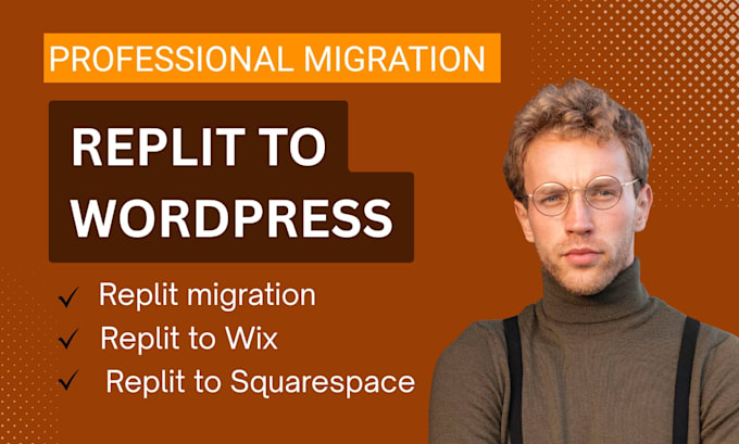 migrate replit to squarespace framer webflow wix wordpress website replit design