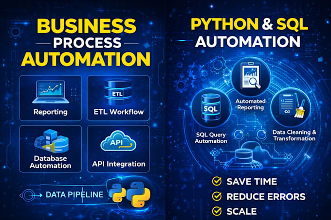 automate your business processes using python and sql