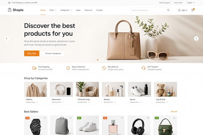 design modern saas landing page UI UX in figma for startups