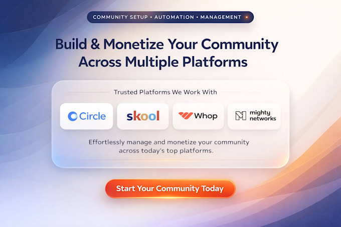 setup circle so, circle so online course, skool, whop, community management