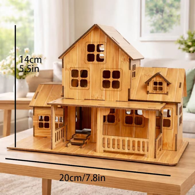 design custom wood models for cnc, laser cutting, and engraving