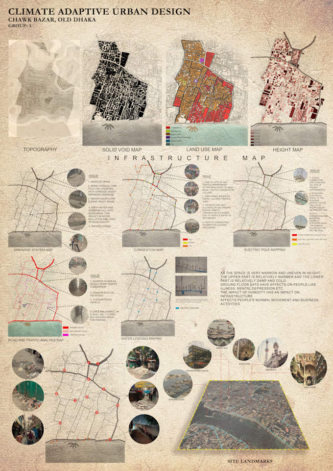 design architectural presentation board or poster