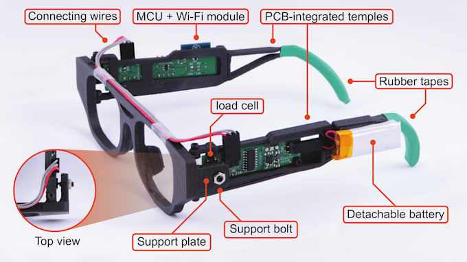 design smart glasses pcb and schematic with ai, camera, audio, qualcomm qcs610