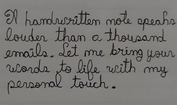 professional manual handwriting and transcription services
