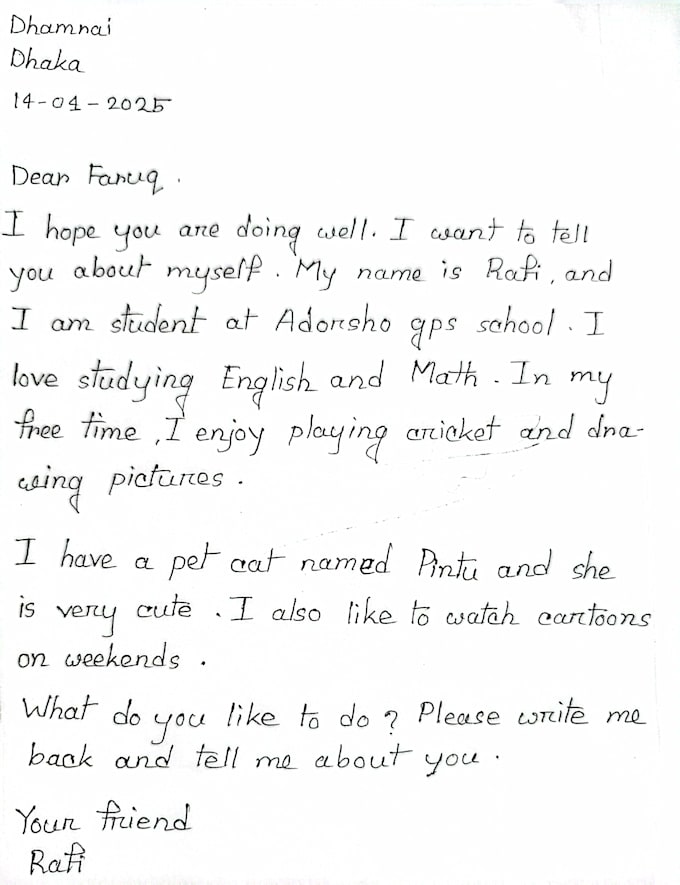 write real hand writing document and notes or anything