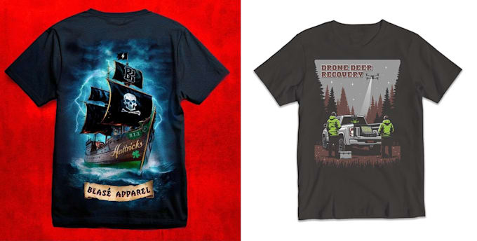 design premium t shirt design with source file