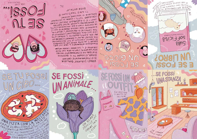 create a fun and cute illustrated zine