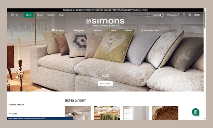 furniture shopify store home decor store furniture website interior design store