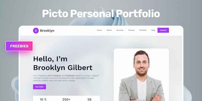build professional portfolio website