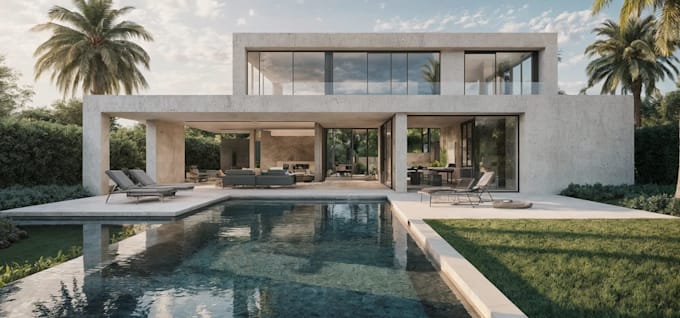create realistic exterior architectural renders