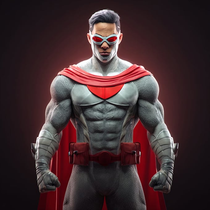 superhero character for comics
