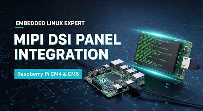 embedded linux engineer for mipi dsi panel on rpi cm4 cm5