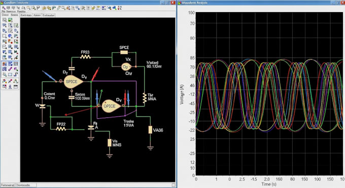 design and simulate analog oscillator circuits with spice and waveform analysis