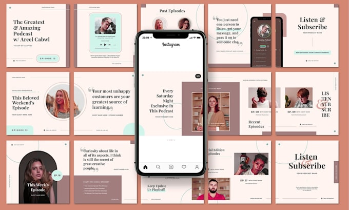 Design editable social media carousel post for your instagram and ...