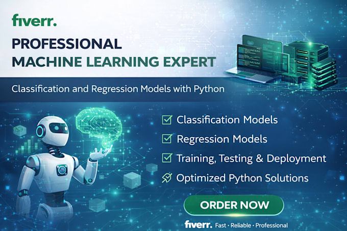 develop machine learning models in python for classification and regression