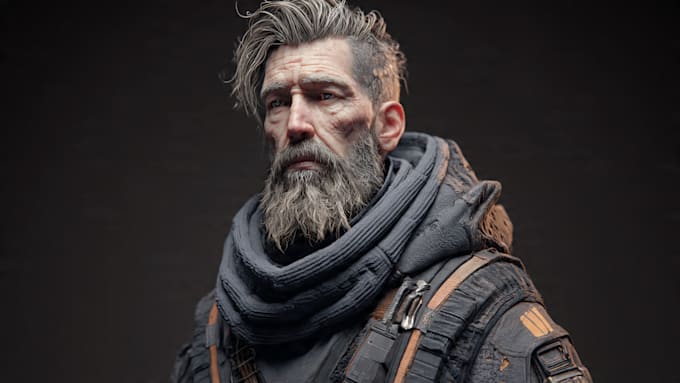 model 3d character for games and film