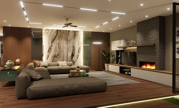 do 3d interior design, exterior design, 3d rendering and walkthrough