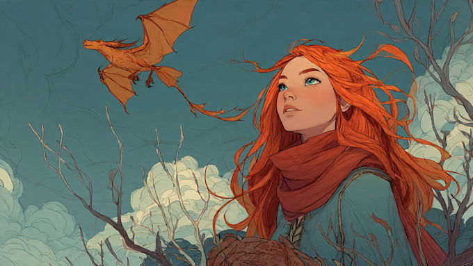 draw a fantasy illustration for you