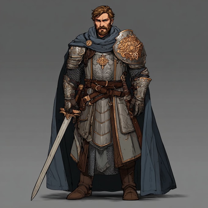 dnd art character and draw dnd character art