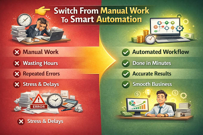 automate your business tasks and processes to save time