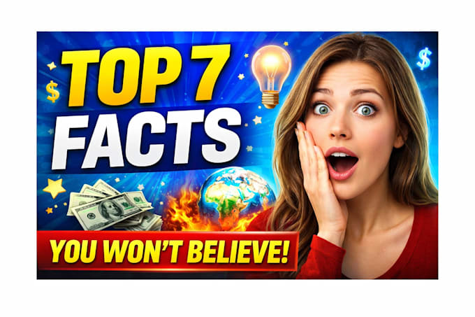 design professional clickable youtube thumbnails fast