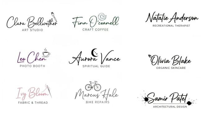 do professional handwritten, scripted, handwriting, cursive, signature logo