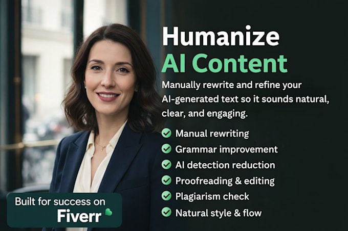 humanize ai content ai content editing rewrite ai content proofreading ai check