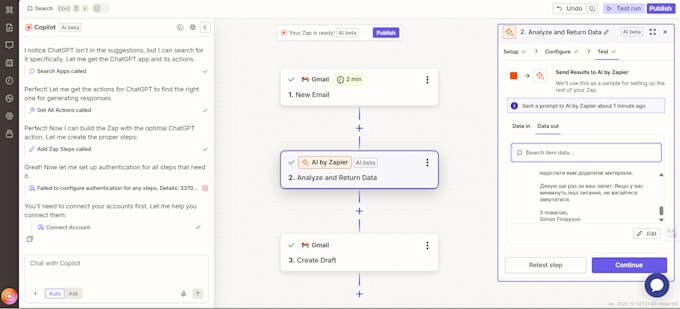 automate business workflows and processes