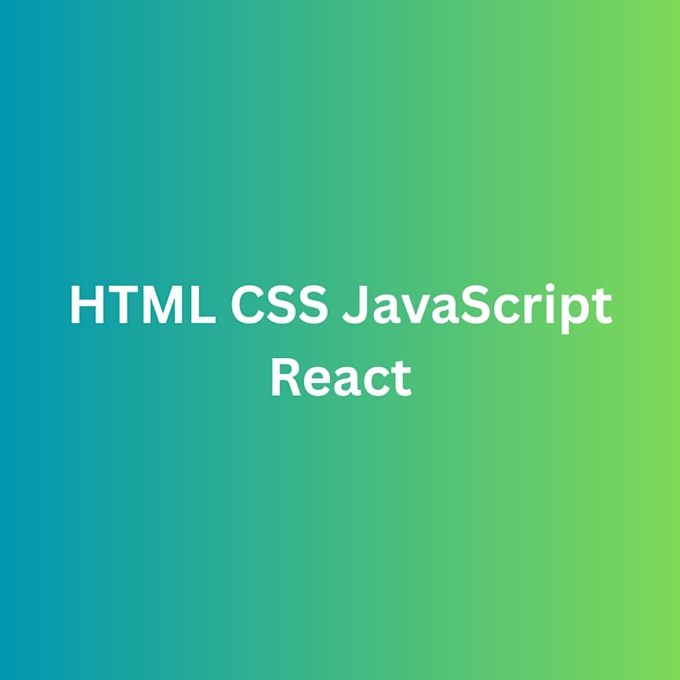 build a responsive landing page using HTML CSS react