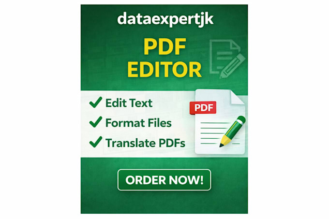 excel data formatting and PDF to word conversion