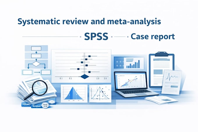 conduct a comprehensive systematic review, meta analysis, prisma guided and spss