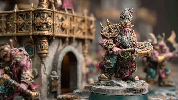 paint your warhammer 40k, sigmar and dnd miniatures