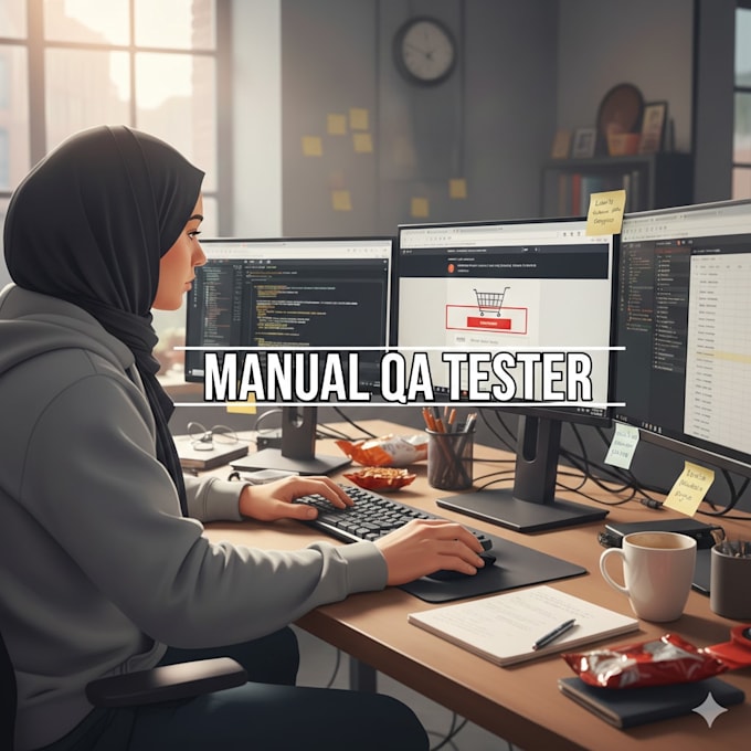 qa test  manual functionality of your website app